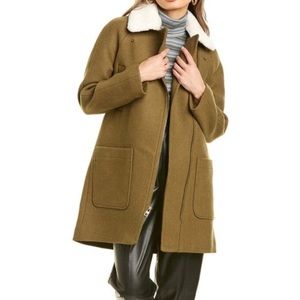 Madewell Eldridge Zip Coat in Insuluxe Fabric